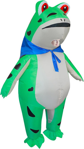 Kids inflatable frog costume - inflatable,