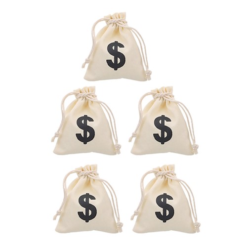 5pcs reusable canvas - canvas, money