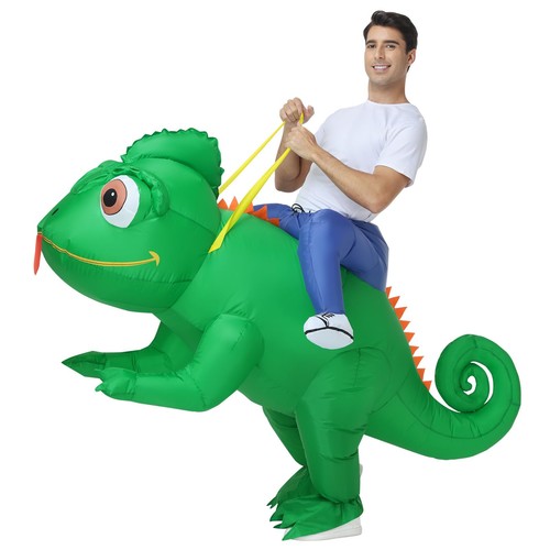 Inflatable lizard costume - inflatable,